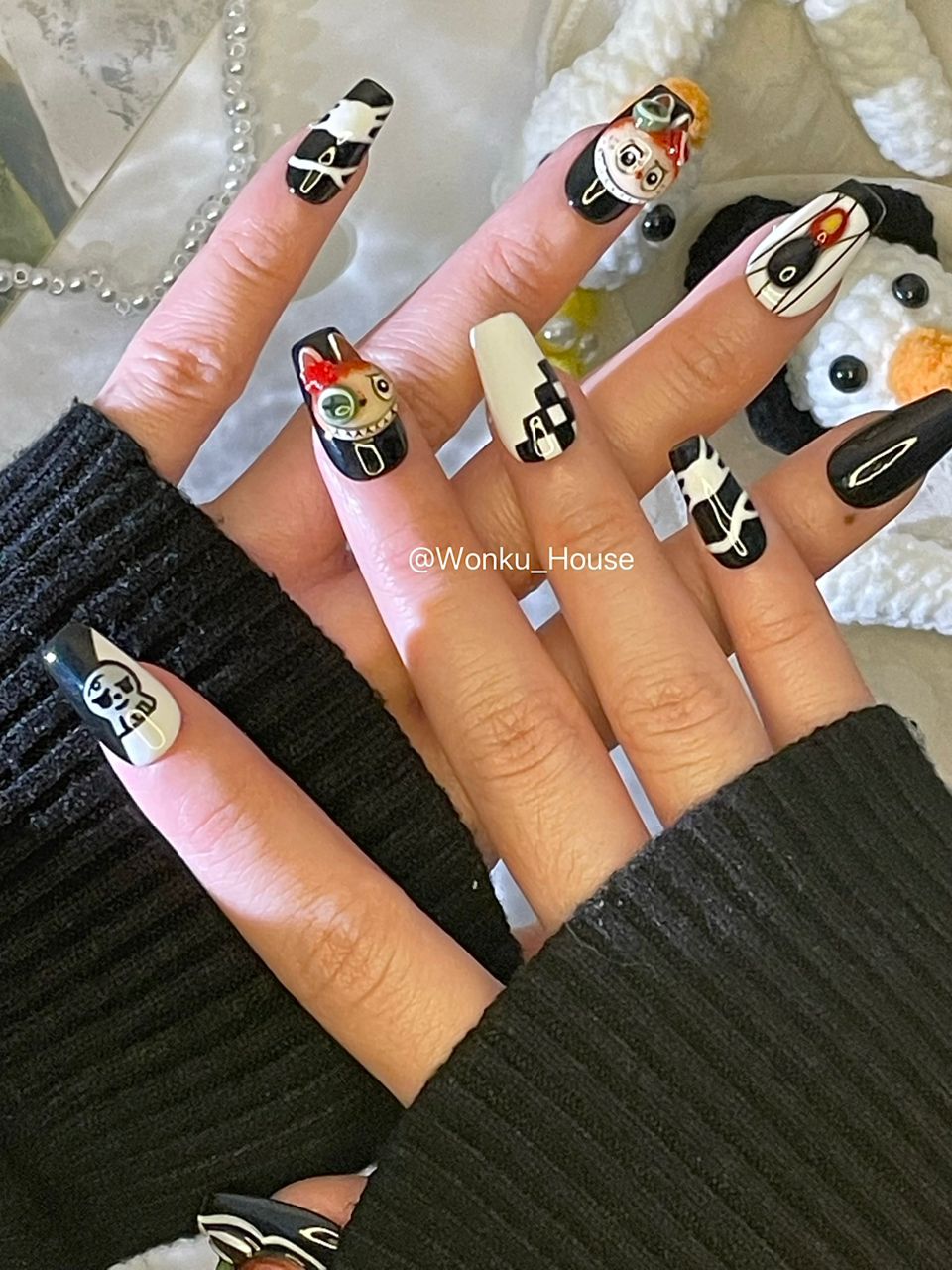 Labubu Nails